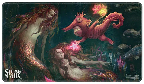 Playmat: MTG Holofoil - Artist Series Nils Hamm - Deeplglow Skate 