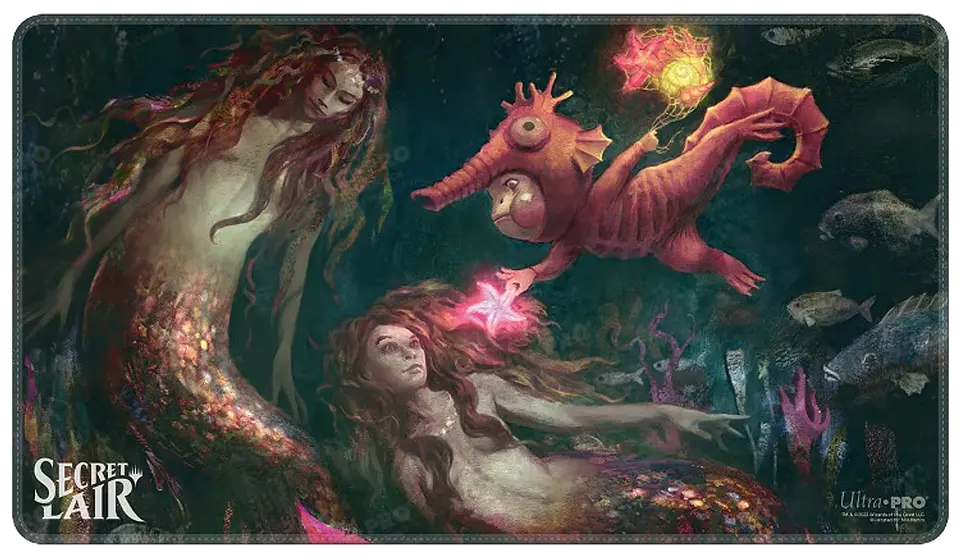Playmat: MTG Holofoil - Artist Series Nils Hamm - Deeplglow Skate  1