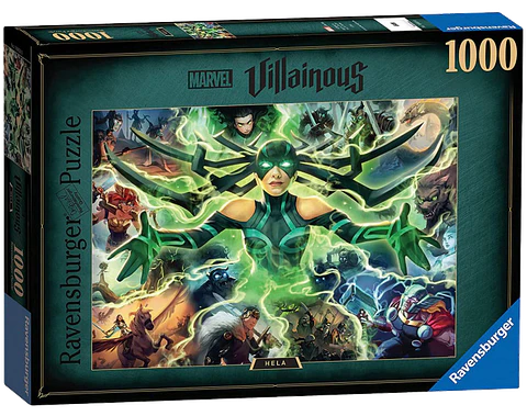 Puzzle: Marvel Villainous - Hela (1000 piezas) 