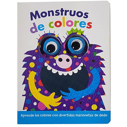 Libro de Marioneta de Dedos: Monstruos de Colores