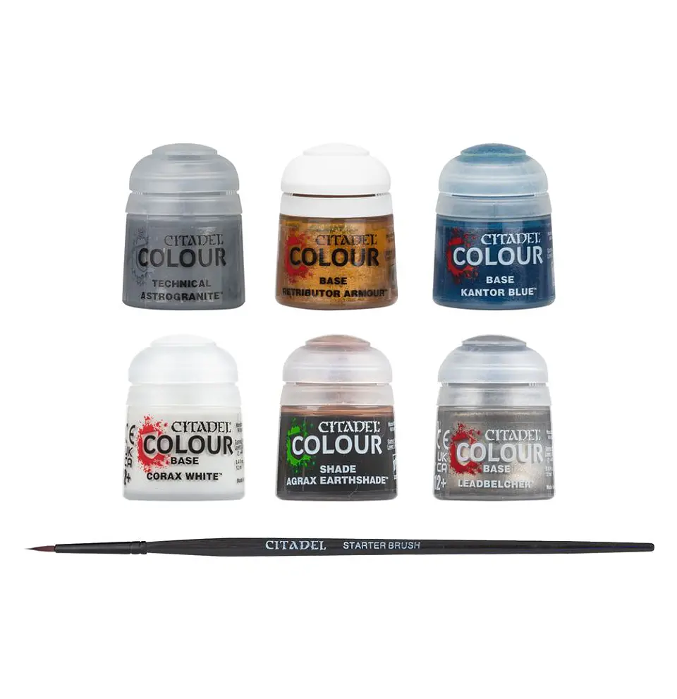 Set de Pinturas + Stormcast Eternals (6 pinturas + pincel + 3 minis)  5