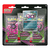 Pokemon TCG Escarlata y Púrpura: Fábula Sombría - 3 Pack Blister  1