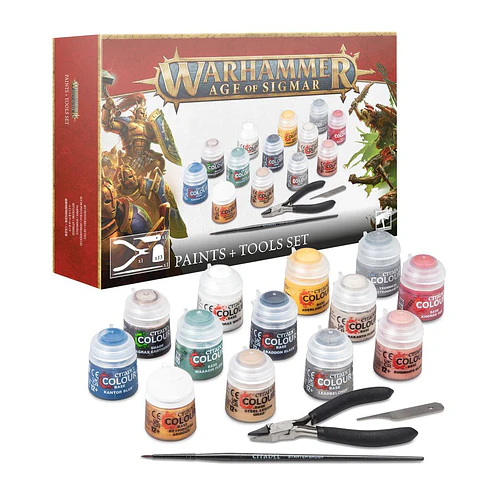 Set de pinturas y herramientas de Warhammer Age of Sigmar (2024) 