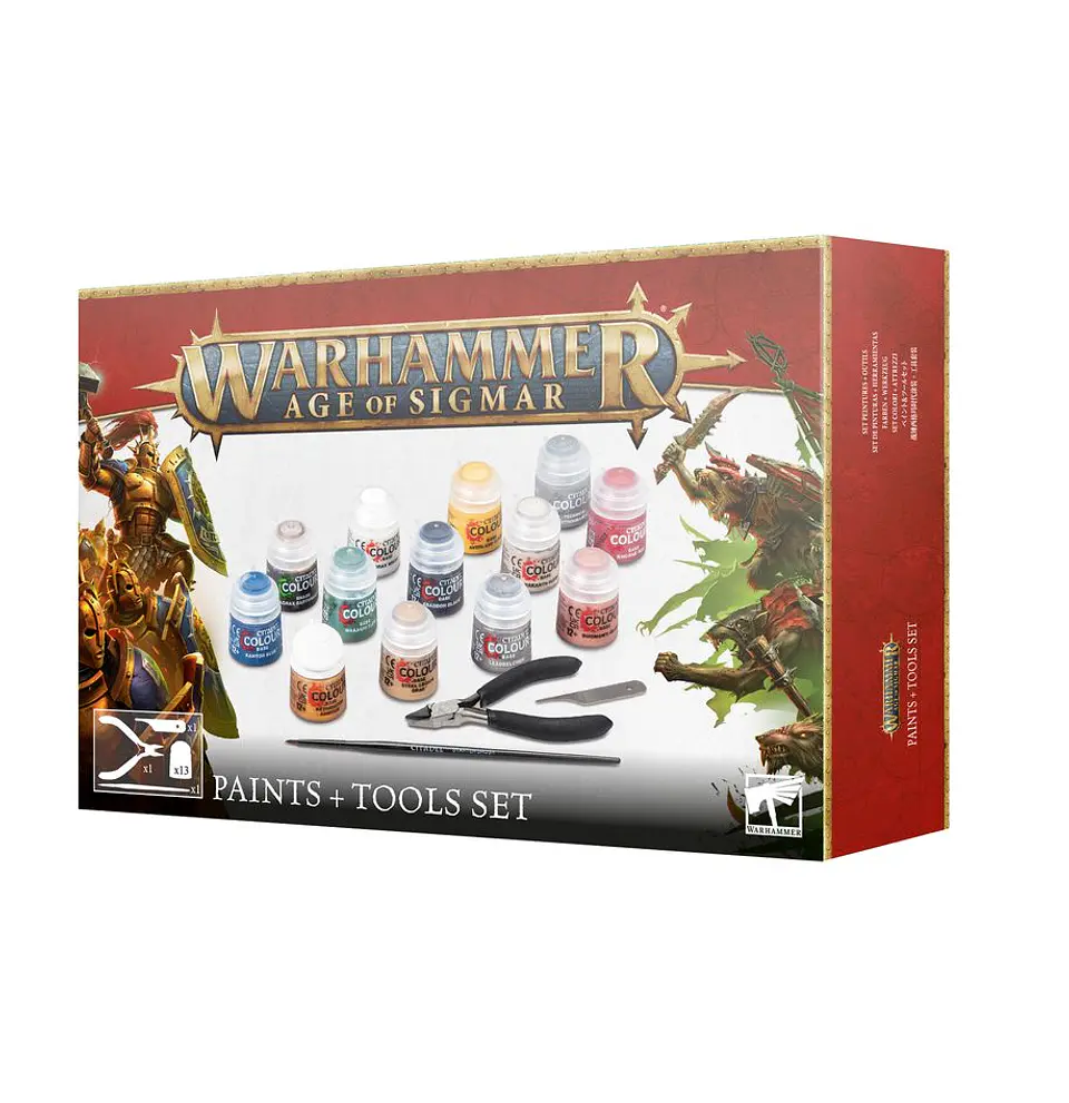 Set de pinturas y herramientas de Warhammer Age of Sigmar (2024)  3