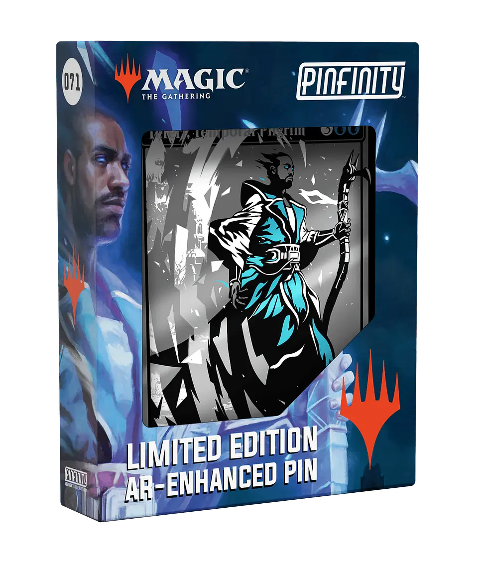 Pin: MTG Teferi, Temporal Pilgrim, Limited Edition AR Pin  1