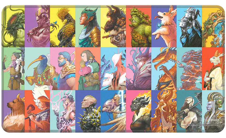 Playmat: MTG Stitched - MH3 Legend Montage  1