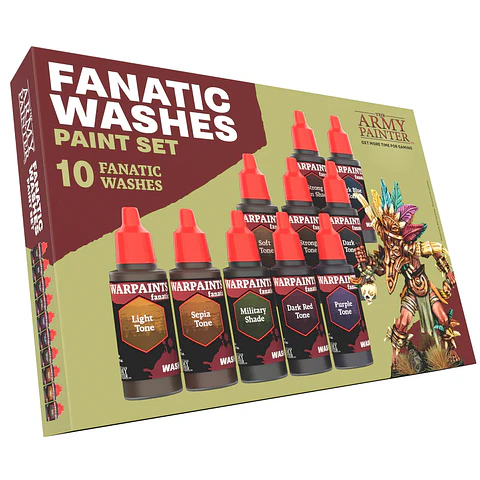 Set de pinturas Fanatic Washes (10 pinturas) 