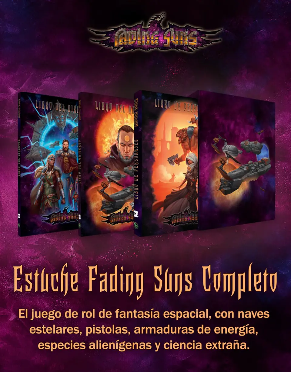 Juego de Rol Fading Suns: Estuche Completo  2