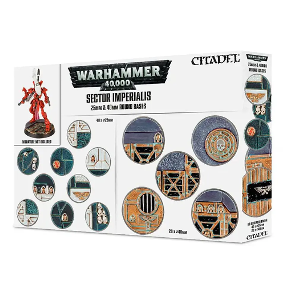 Sector Imperialis: Peanas redondas de 25 y 40 mm  1