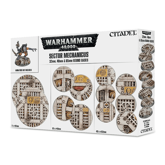 Sector Imperialis: Peanas redondas de 32, 40 y 65 mm  1