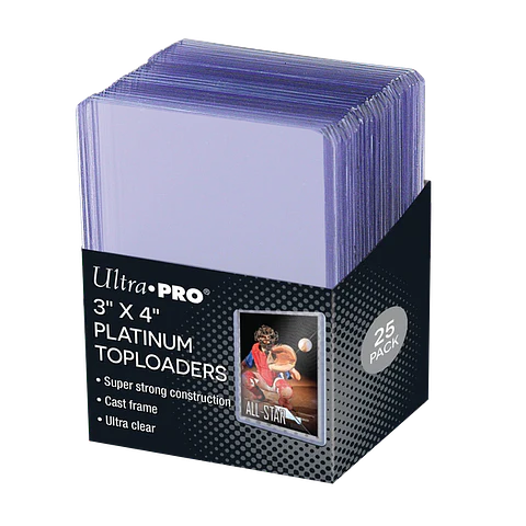 Toploaders: 3x4 35pt Ultra Clear Platinum (x25) 