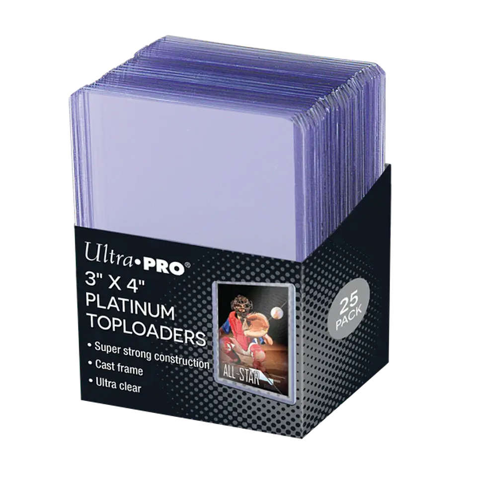 Toploaders: 3x4 35pt Ultra Clear Platinum (x25)  1
