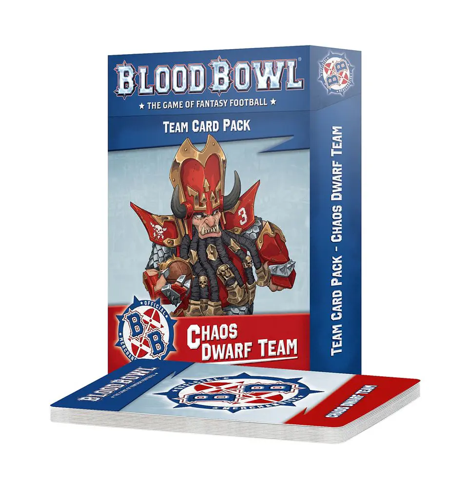 Blood Bowl: Chaos Dwarf Team - Team Card Pack  2
