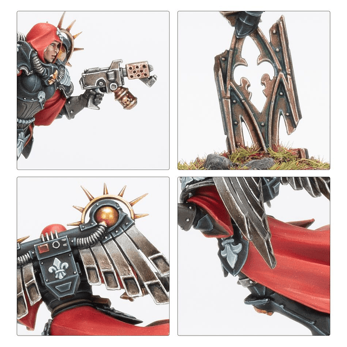 Adepta Sororitas: Canoness with Jump Pack  4