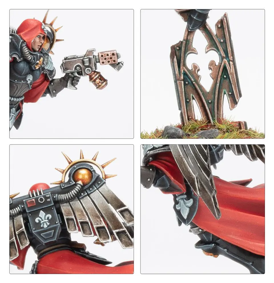 Adepta Sororitas: Canoness with Jump Pack  4