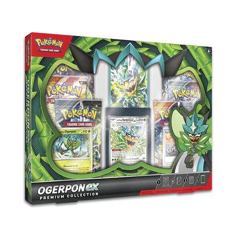 Pokemon TCG - Ogerpon ex Premium Collection (Ingles) 