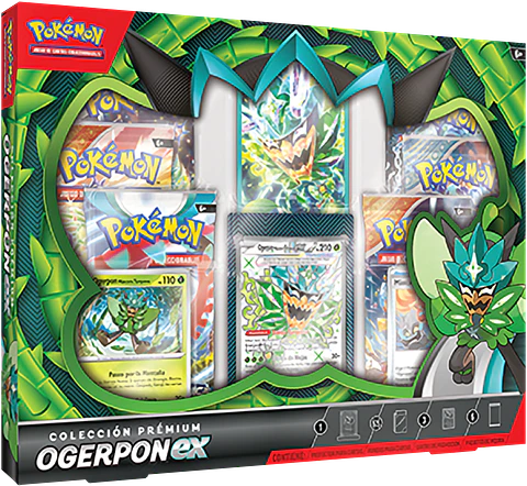 Pokémon TCG - Ogerpon ex Colección Prémium 