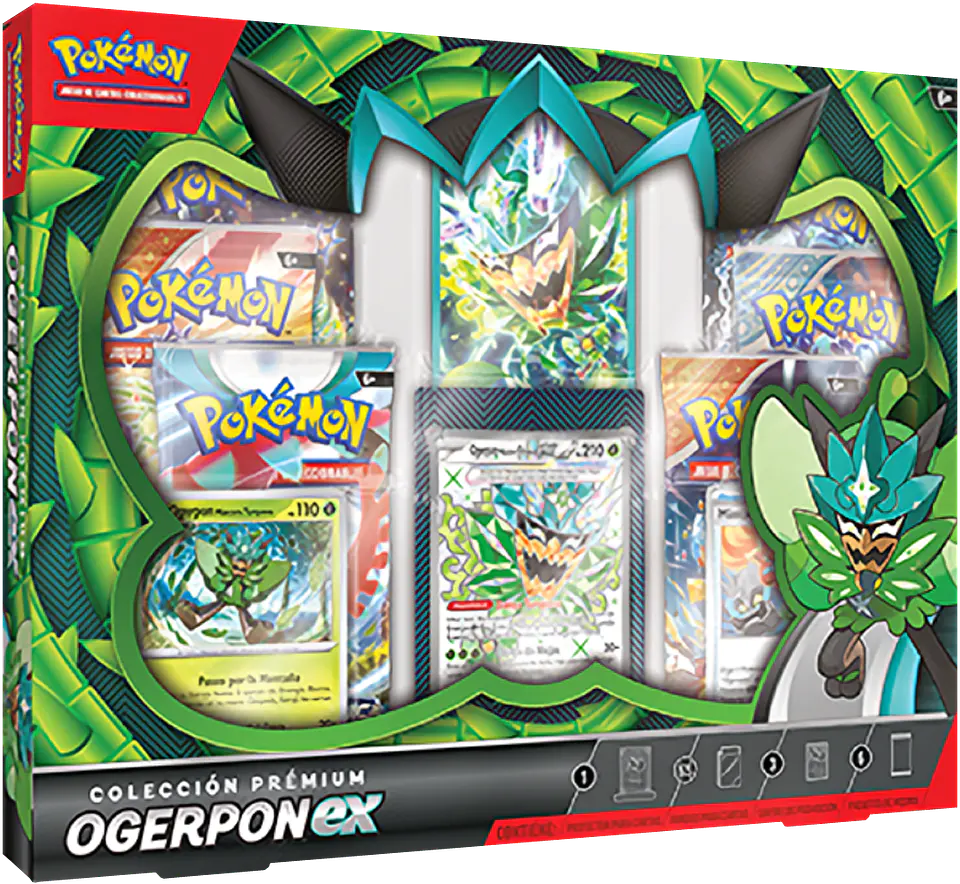 Pokémon TCG - Ogerpon ex Colección Prémium  1