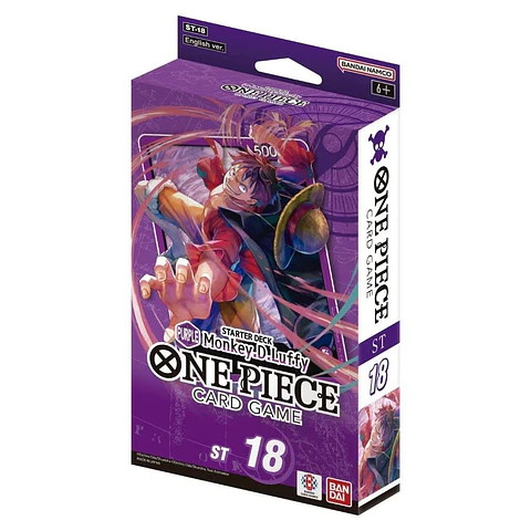 Mazo One Piece TCG: Starter Deck Purple Monkey D.Luffy (ST18) 