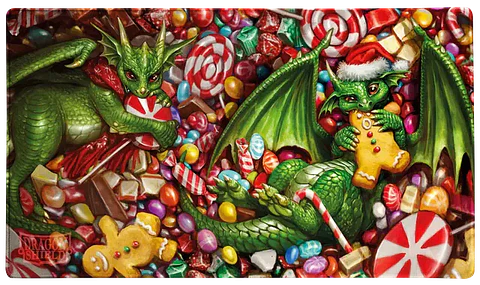 Playmat Dragon Shield: Christmas 2024 c/Tubo portaplaymat 