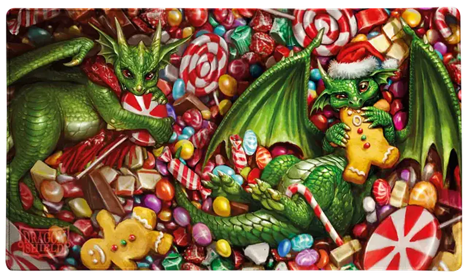 Playmat Dragon Shield: Christmas 2024 c/Tubo portaplaymat  1