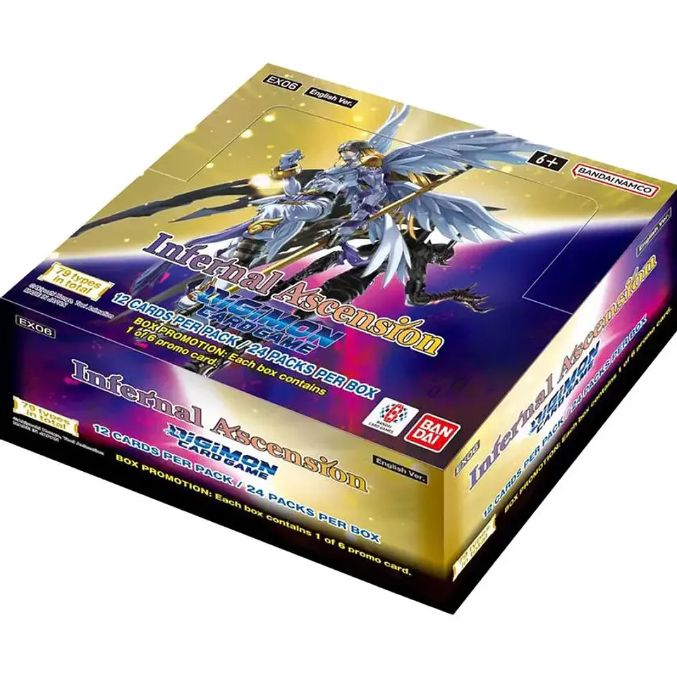 Caja de sobres Digimon: Infernal Ascension Booster Box (EX06)  1