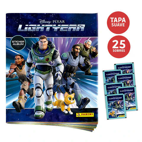 Album Lightyear - Disney Pixar + Lote 25 sobres 