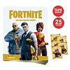 Álbum Fortnite: Golden Frame Series + Lote 25 sobres  1