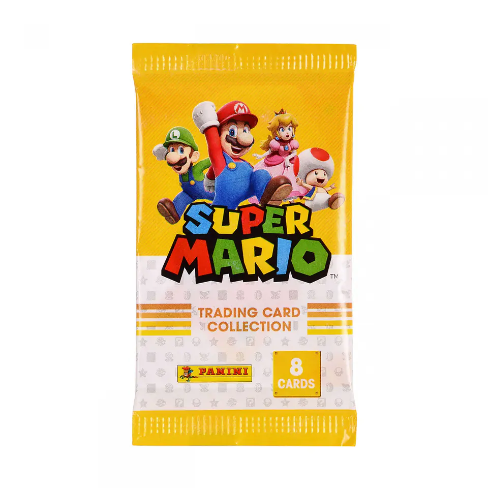 Super Mario Trading Card Collection: Sobre (8 cards)  1