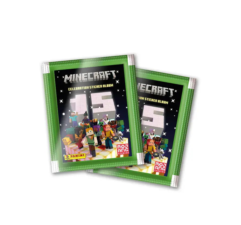 Álbum Minecraft 15 Años + 20 sobres  4