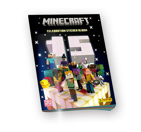 Álbum Minecraft 15 Años + 40 sobres 