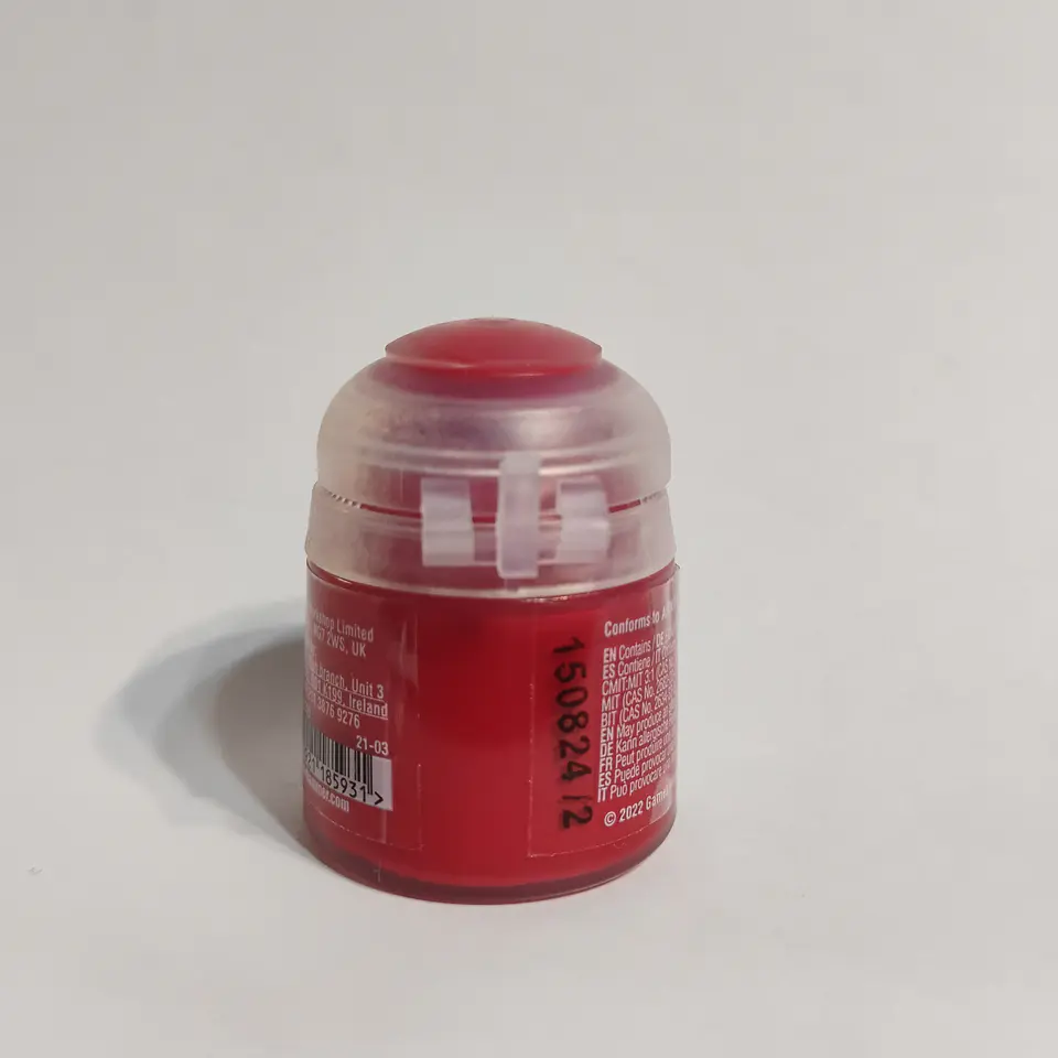 Base Color: Mephiston Red 3
