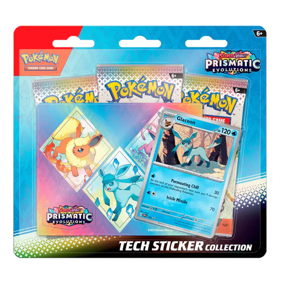 Pokemon Scarlet & Violet: Prismatic Evolutions - Tech Sticker Collection (Glaceon)  1