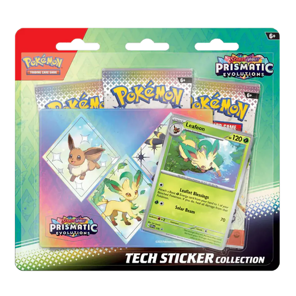 Pokemon Scarlet & Violet: Prismatic Evolutions - Tech Sticker Collection (Leafeon)  1