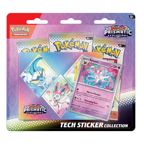 Pokemon Scarlet & Violet: Prismatic Evolutions - Tech Sticker Collection (Sylveon) 