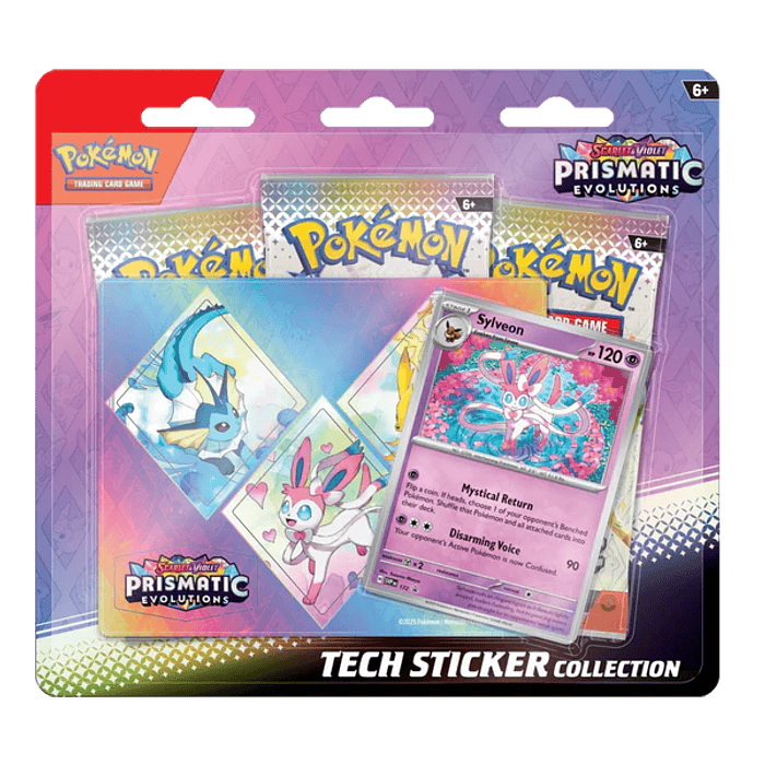 Pokemon Scarlet & Violet: Prismatic Evolutions - Tech Sticker Collection (Sylveon) 