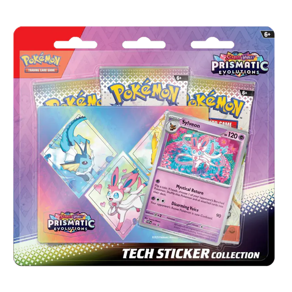 Pokemon Scarlet & Violet: Prismatic Evolutions - Tech Sticker Collection (Sylveon)  1