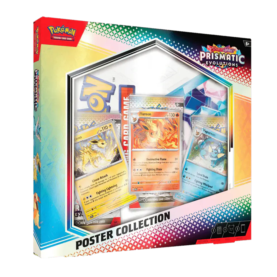 Pokemon Scarlet & Violet: Prismatic Evolutions - Poster Collection  1