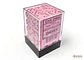 Set de 36 dados de 12mm (6 lados) Opaque Rosado Pastel-Negro  - Miniatura 1