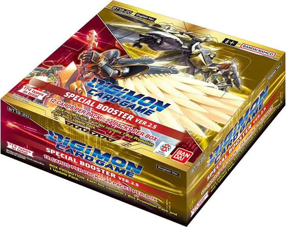 Caja de sobres Digimon TCG: Special Booster Ver.2.5 (BT19-20)  1