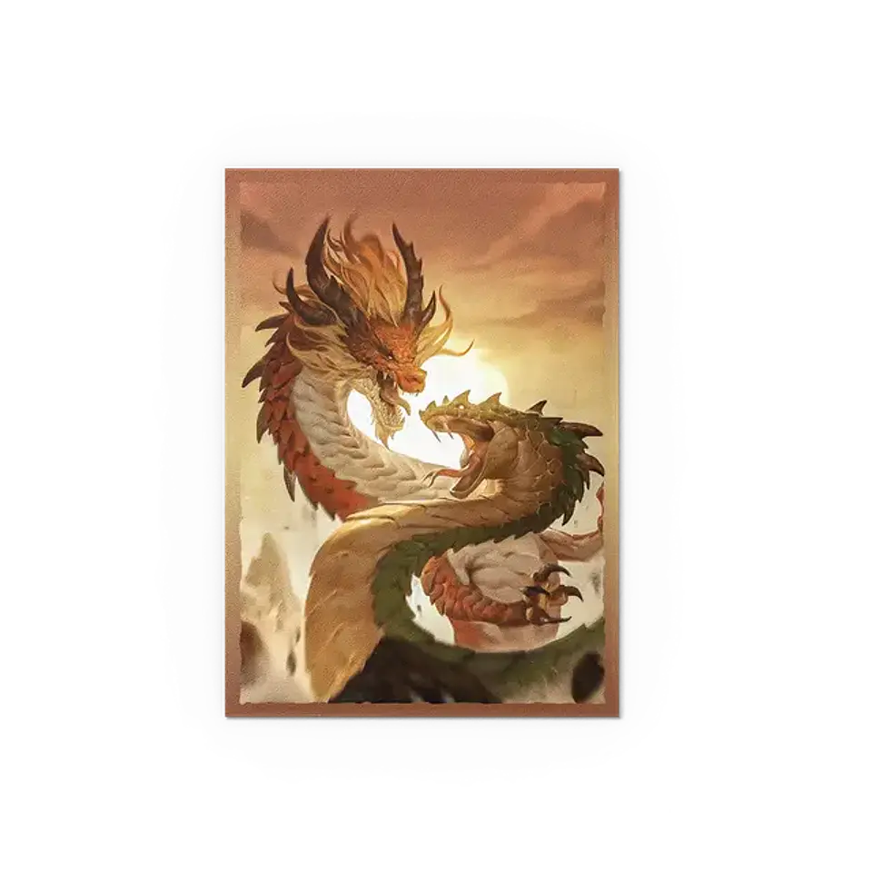 Protectores Dragon Shield Matte Dual Art - Wood Snake  2