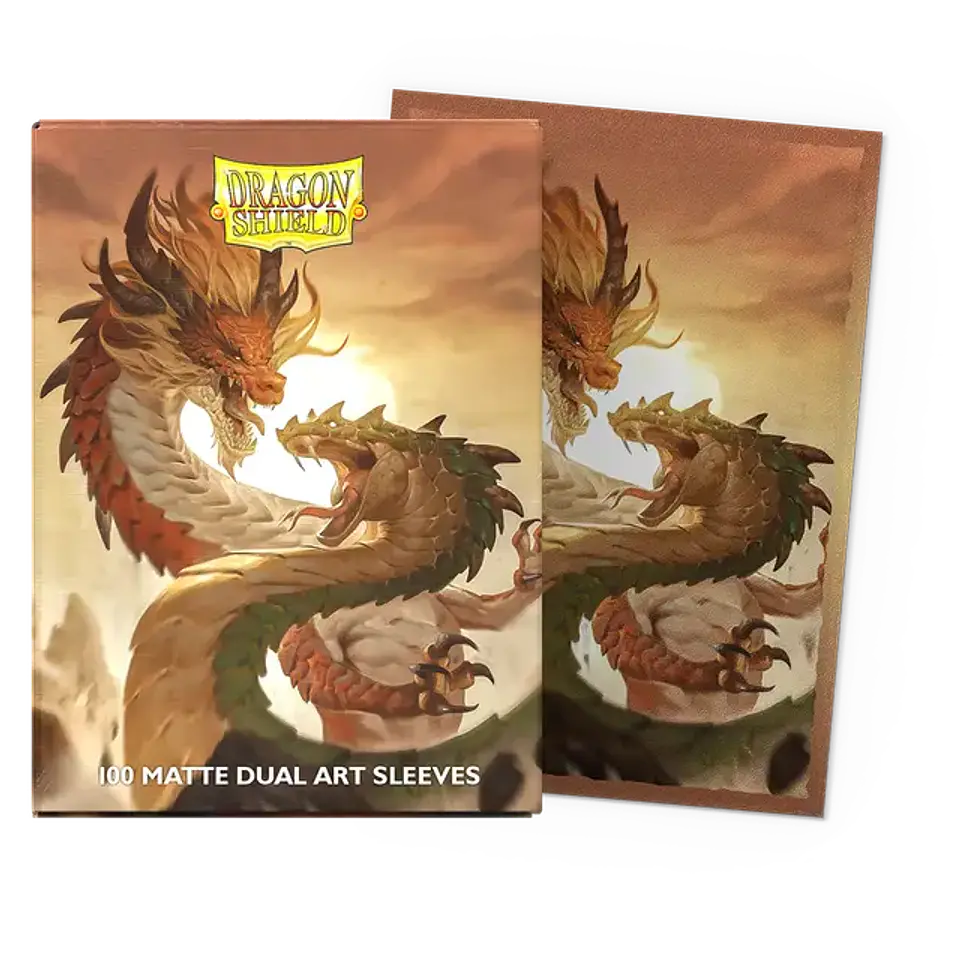 Protectores Dragon Shield Matte Dual Art - Wood Snake  3