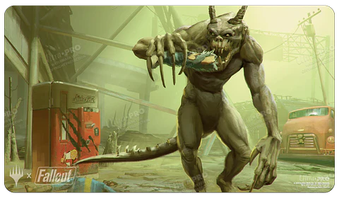 Playmat: MTG - Fallout - Tarmagoyf / Deathclaw 