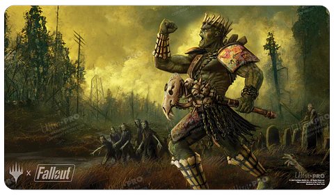 Playmat: MTG - Fallout - Grave Titan / Super Mutant 