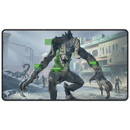 Playmat: MTG Fallout - V.A.T.S. (Black-Stitched) 