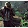 Playmat: MTG Fallout - Mysterious Stranger (Black-Stitched)  1