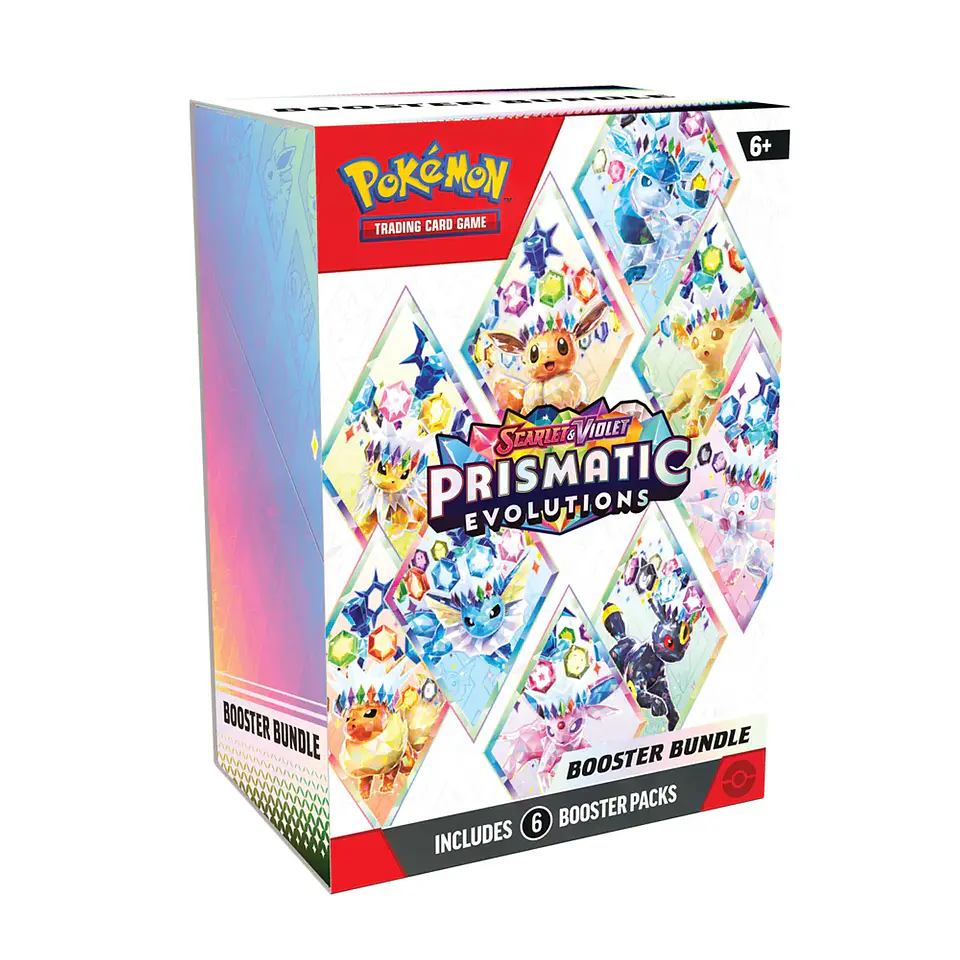 Pokémon TCG - Prismatic Evolutions - 6 Sobres Booster Bundle - Ingles 1