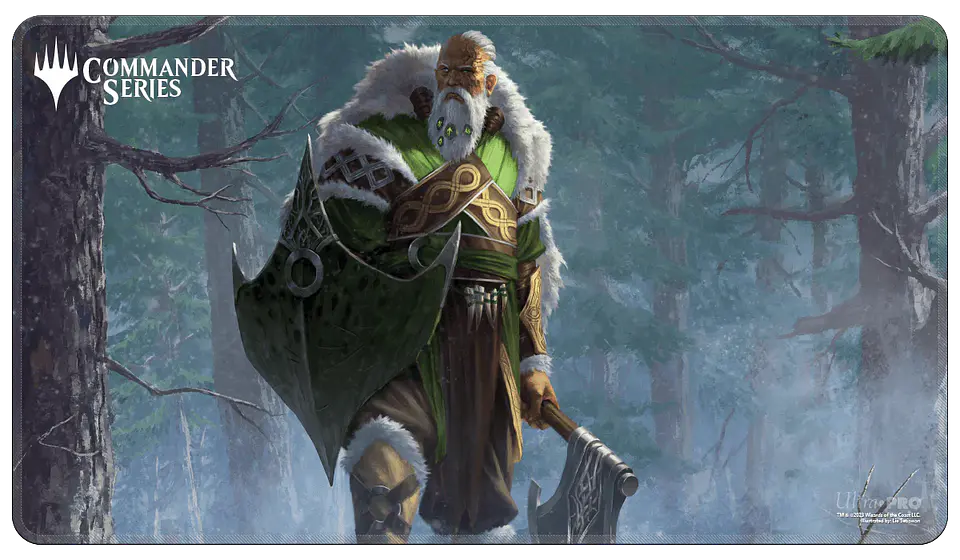 Playmat: MTG Stitched - Commander Series - Fynn, the Fangbearer  1