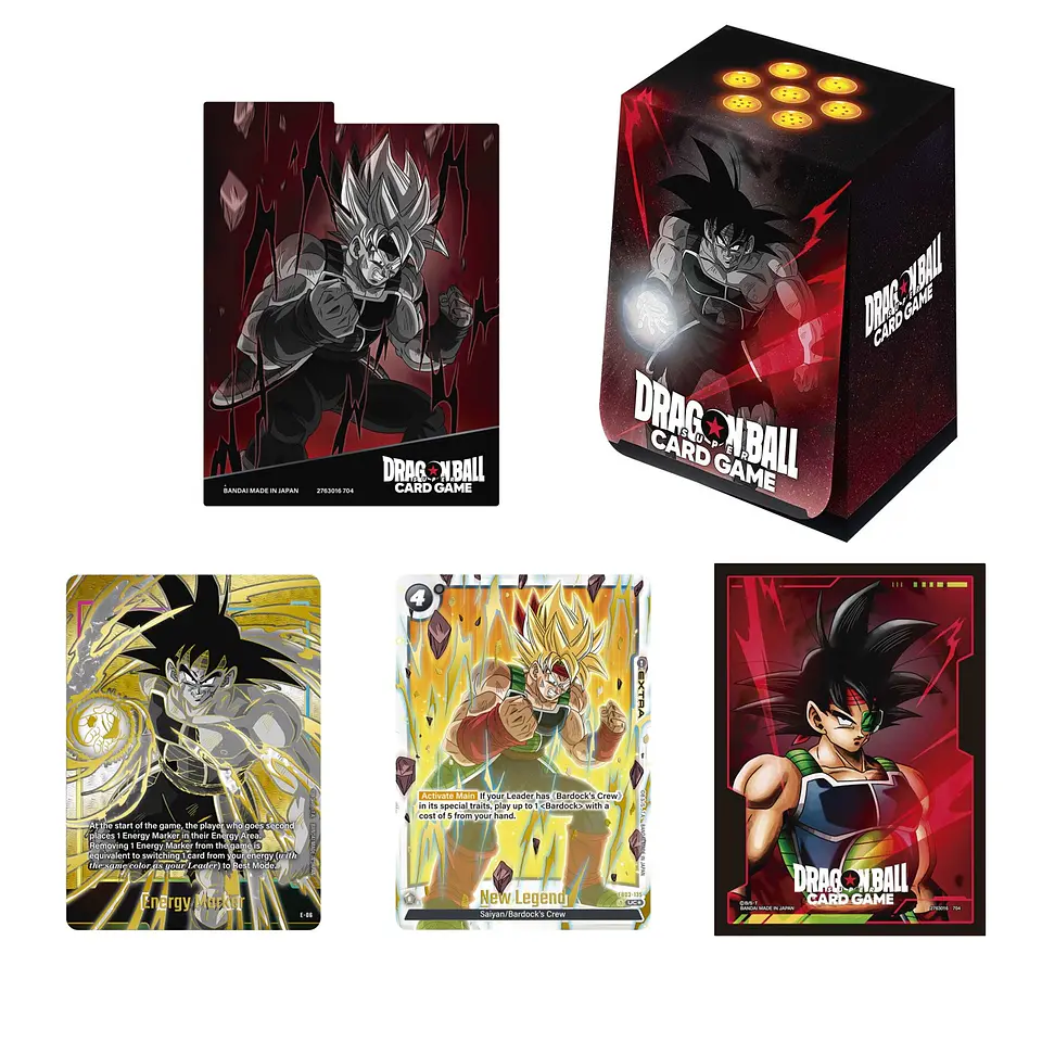 DBS Fusion World Card Case and Sleeves Set 01: Bardock  1