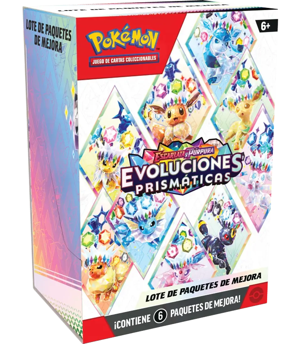 Pokemon Escarlata y Púrpura: Evoluciones Prismaticas - Lote de Paquetes de Mejora  1